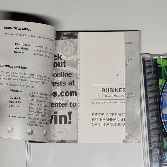 Fighting Force 2 Playstation 1 ps1 psone reg card - Picture 3 of 5